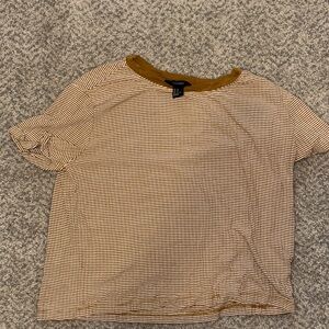 Forever 21 striped boxy T shirt